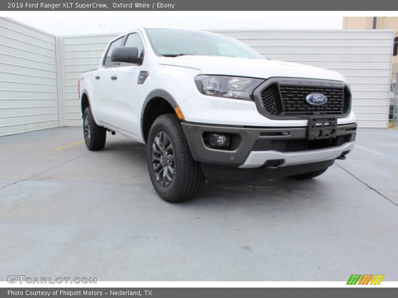 Oxford White / Ebony 2019 Ford Ranger XLT SuperCrew