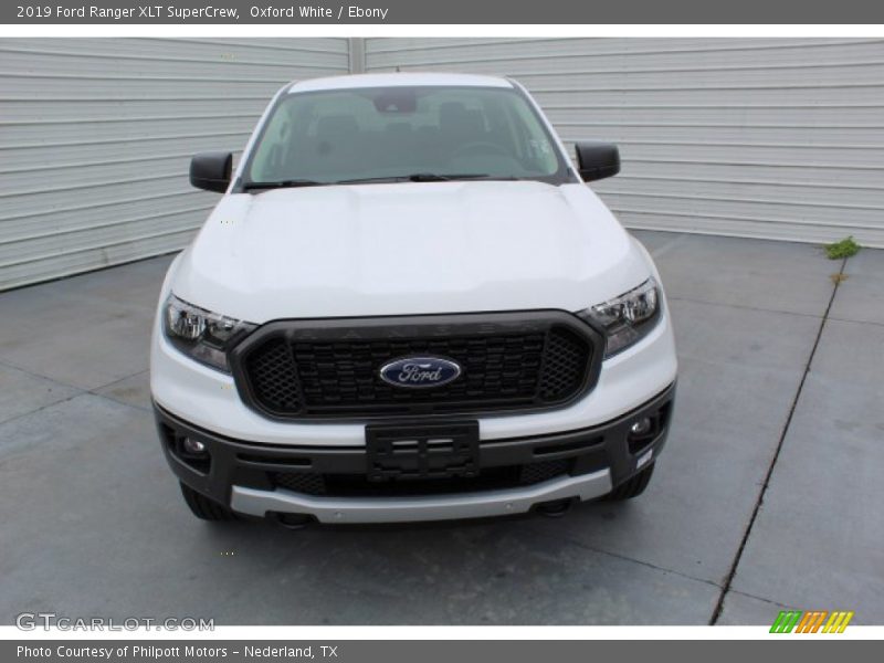 Oxford White / Ebony 2019 Ford Ranger XLT SuperCrew