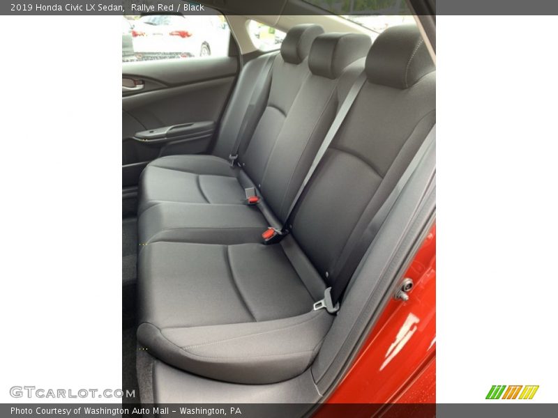 Rallye Red / Black 2019 Honda Civic LX Sedan
