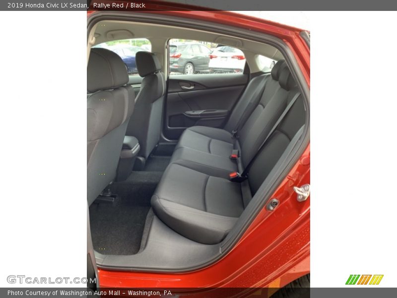 Rallye Red / Black 2019 Honda Civic LX Sedan