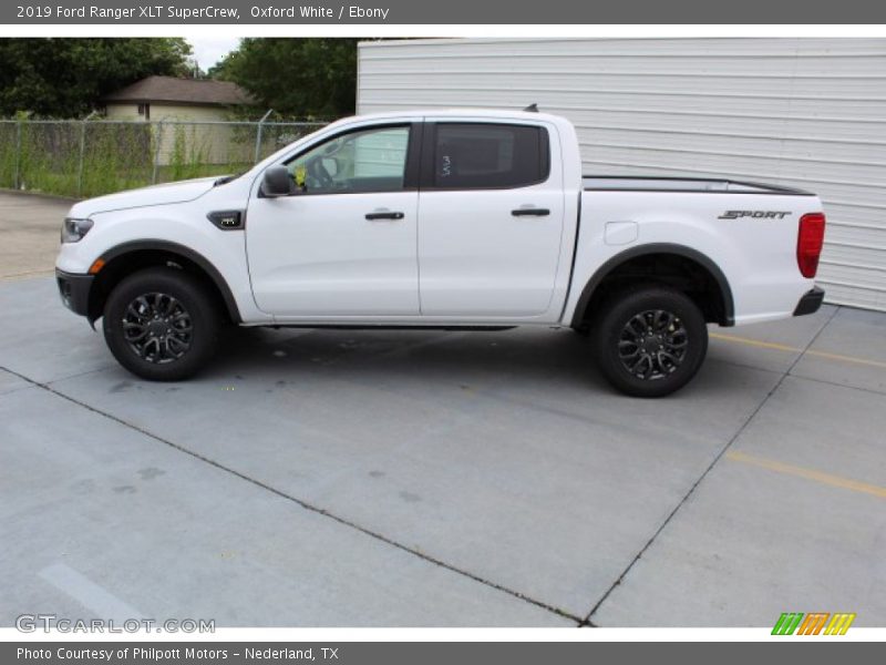 Oxford White / Ebony 2019 Ford Ranger XLT SuperCrew