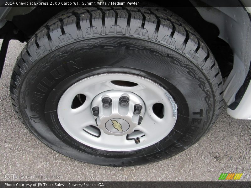 Summit White / Medium Pewter 2014 Chevrolet Express 2500 Cargo WT