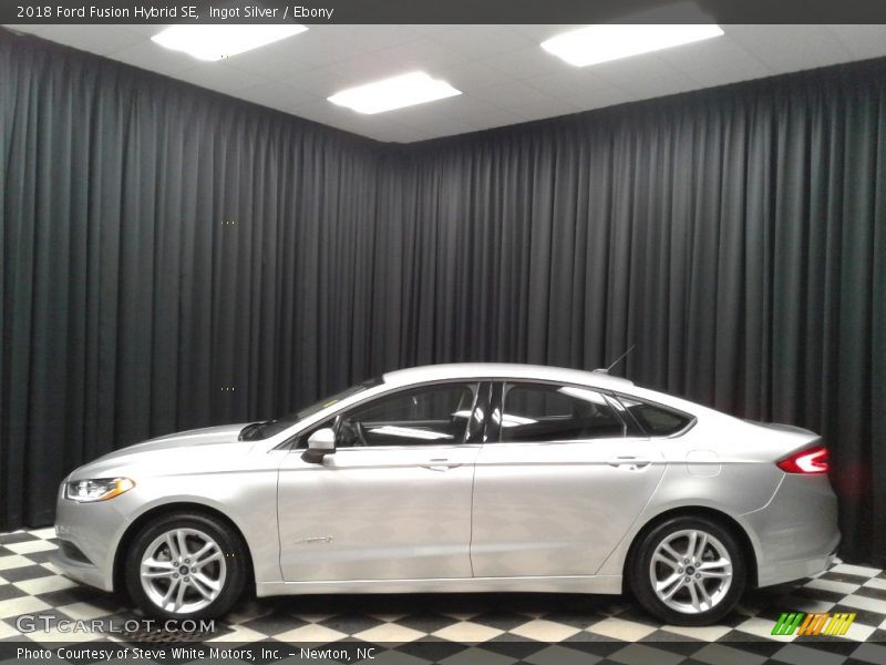 Ingot Silver / Ebony 2018 Ford Fusion Hybrid SE