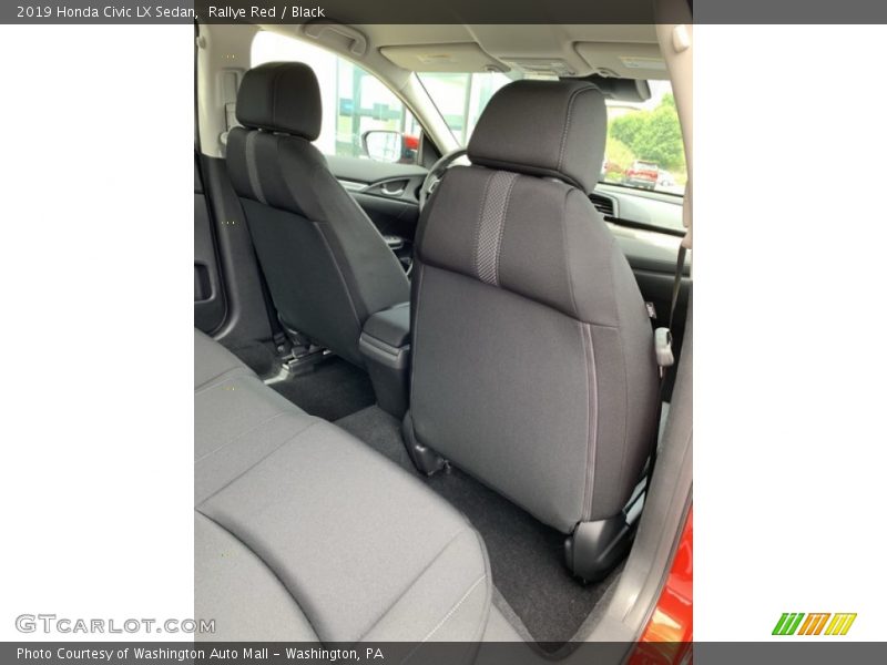 Rallye Red / Black 2019 Honda Civic LX Sedan