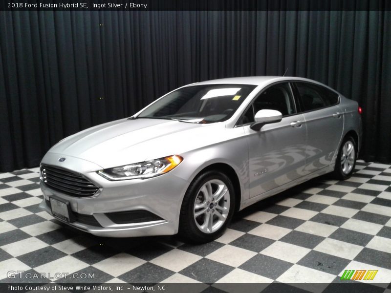 Ingot Silver / Ebony 2018 Ford Fusion Hybrid SE