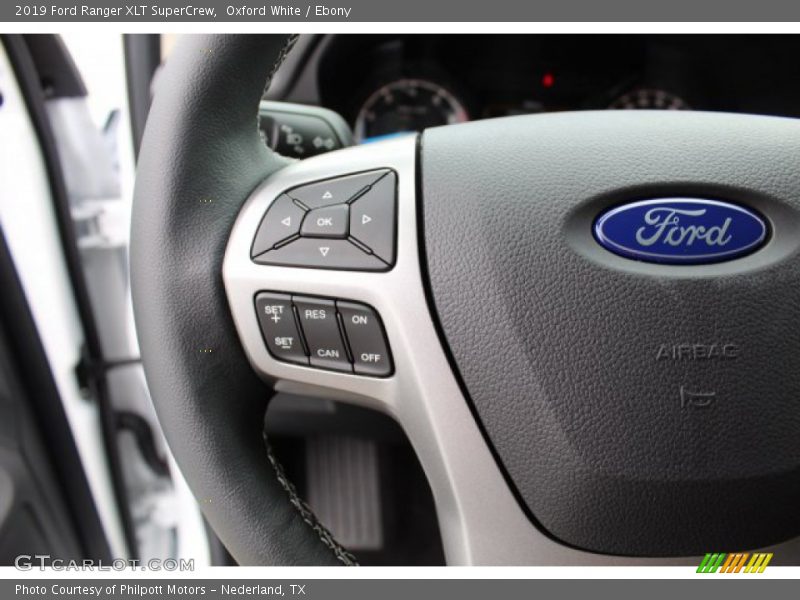 Oxford White / Ebony 2019 Ford Ranger XLT SuperCrew