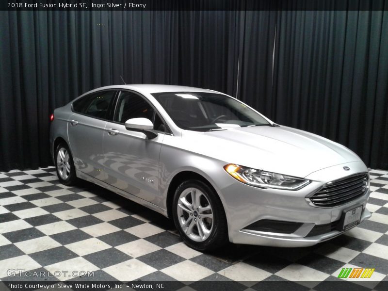Ingot Silver / Ebony 2018 Ford Fusion Hybrid SE