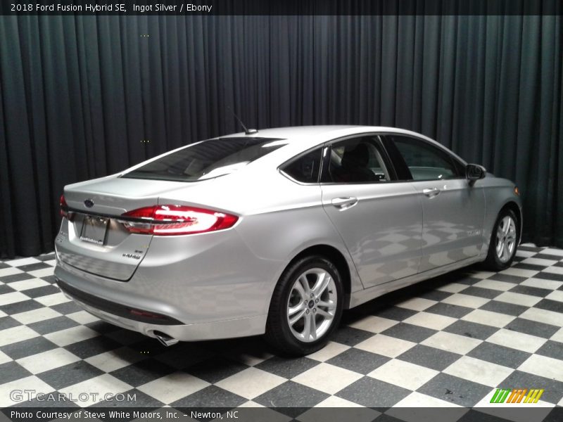 Ingot Silver / Ebony 2018 Ford Fusion Hybrid SE