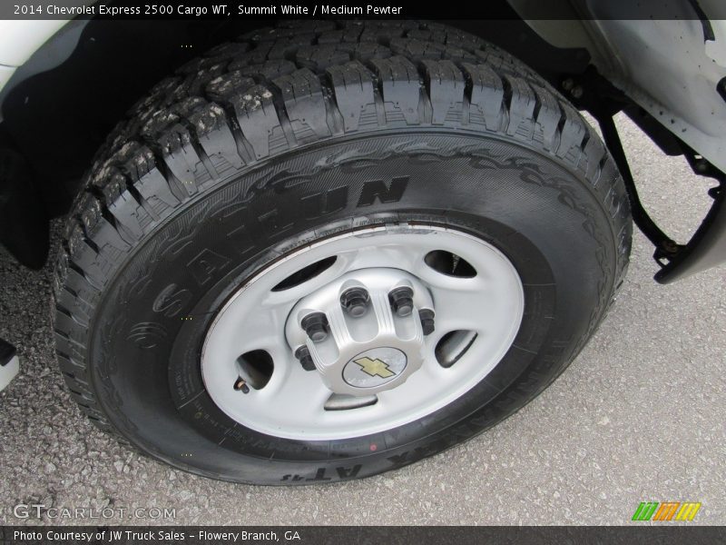 Summit White / Medium Pewter 2014 Chevrolet Express 2500 Cargo WT