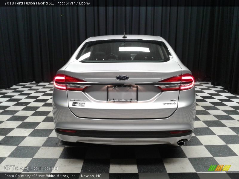 Ingot Silver / Ebony 2018 Ford Fusion Hybrid SE