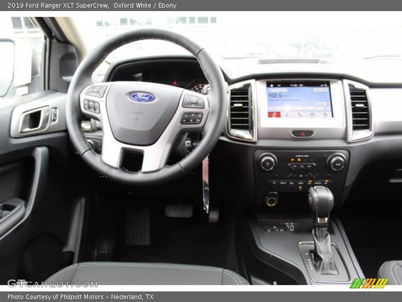 Oxford White / Ebony 2019 Ford Ranger XLT SuperCrew