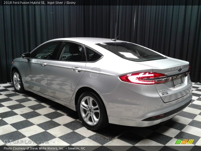 Ingot Silver / Ebony 2018 Ford Fusion Hybrid SE
