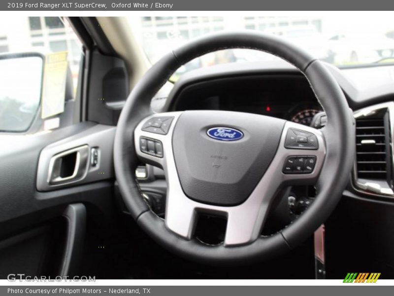 Oxford White / Ebony 2019 Ford Ranger XLT SuperCrew