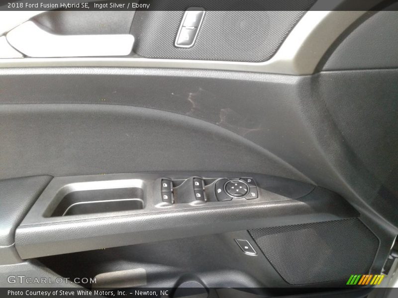 Ingot Silver / Ebony 2018 Ford Fusion Hybrid SE