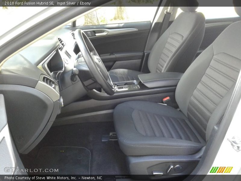 Ingot Silver / Ebony 2018 Ford Fusion Hybrid SE