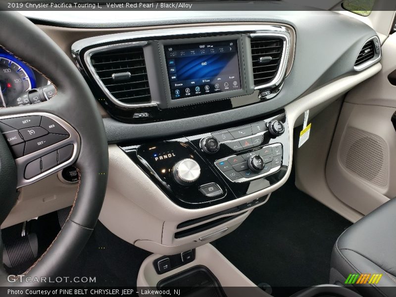 Velvet Red Pearl / Black/Alloy 2019 Chrysler Pacifica Touring L