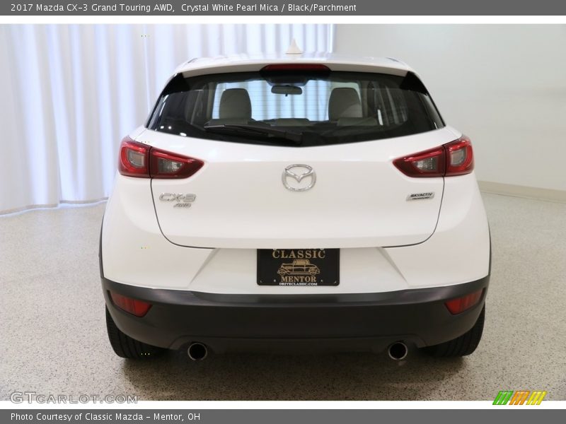 Crystal White Pearl Mica / Black/Parchment 2017 Mazda CX-3 Grand Touring AWD