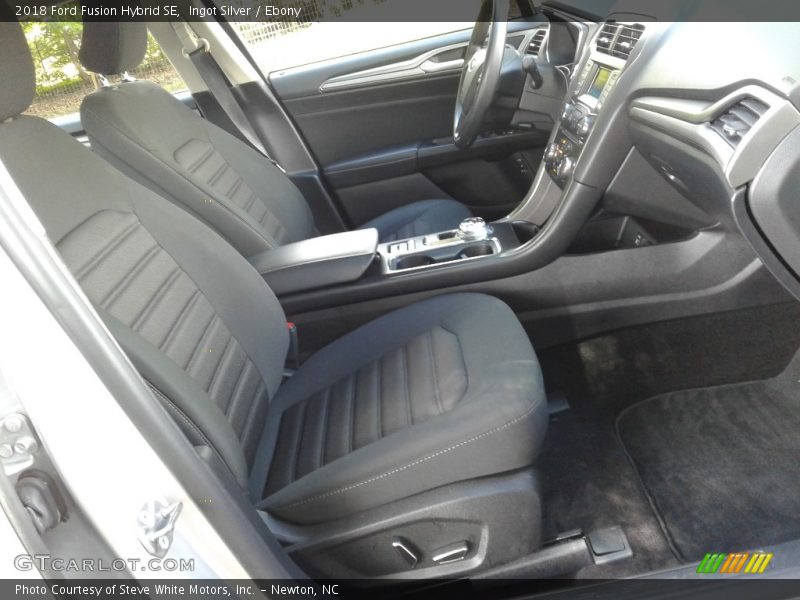 Ingot Silver / Ebony 2018 Ford Fusion Hybrid SE
