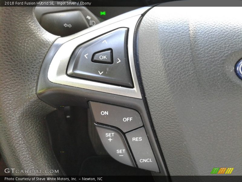 Ingot Silver / Ebony 2018 Ford Fusion Hybrid SE