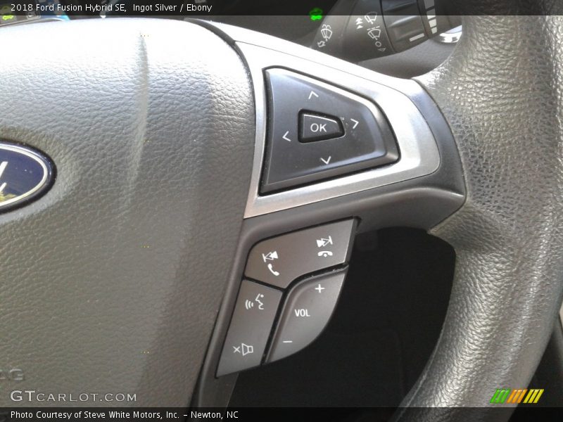 Ingot Silver / Ebony 2018 Ford Fusion Hybrid SE