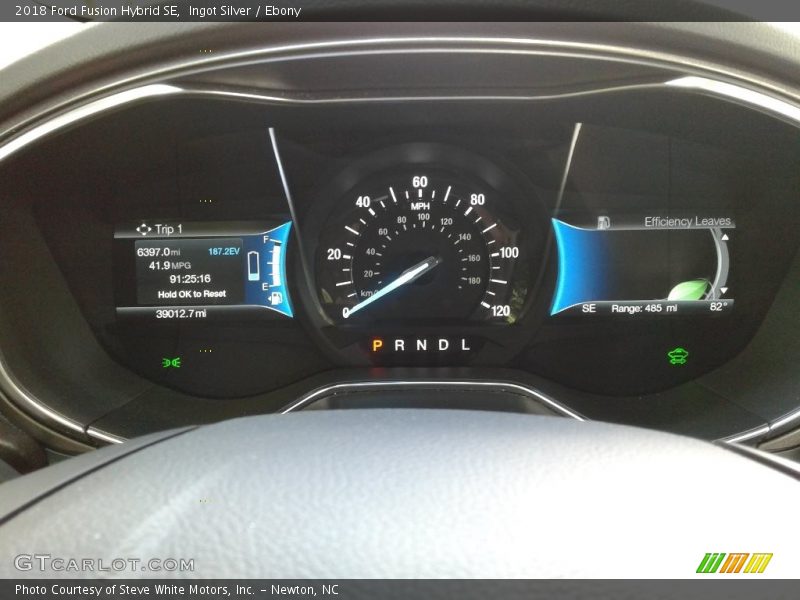 Ingot Silver / Ebony 2018 Ford Fusion Hybrid SE