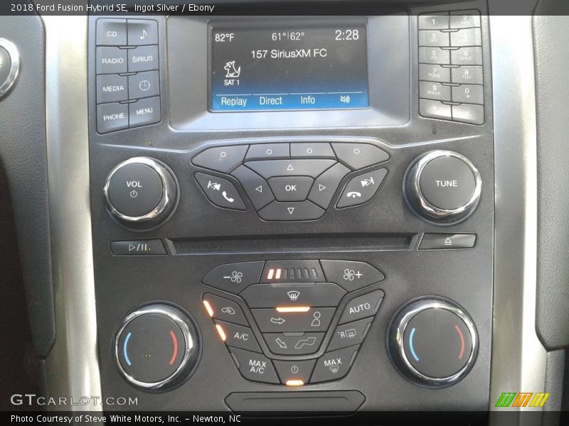 Ingot Silver / Ebony 2018 Ford Fusion Hybrid SE