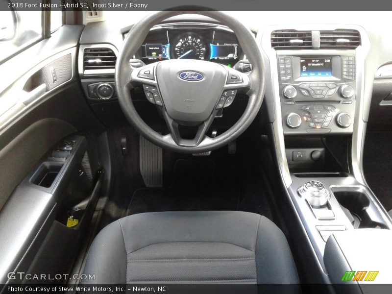 Ingot Silver / Ebony 2018 Ford Fusion Hybrid SE
