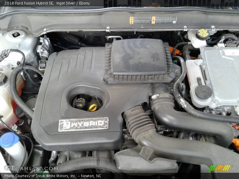 Ingot Silver / Ebony 2018 Ford Fusion Hybrid SE