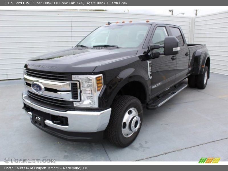Agate Black / Earth Gray 2019 Ford F350 Super Duty STX Crew Cab 4x4