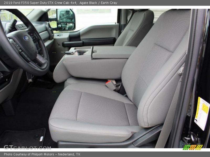 Agate Black / Earth Gray 2019 Ford F350 Super Duty STX Crew Cab 4x4