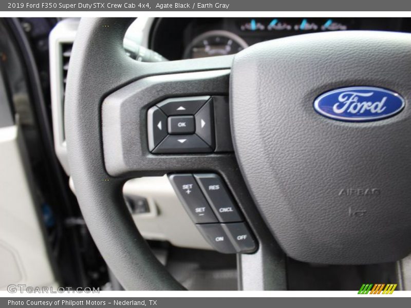 Agate Black / Earth Gray 2019 Ford F350 Super Duty STX Crew Cab 4x4