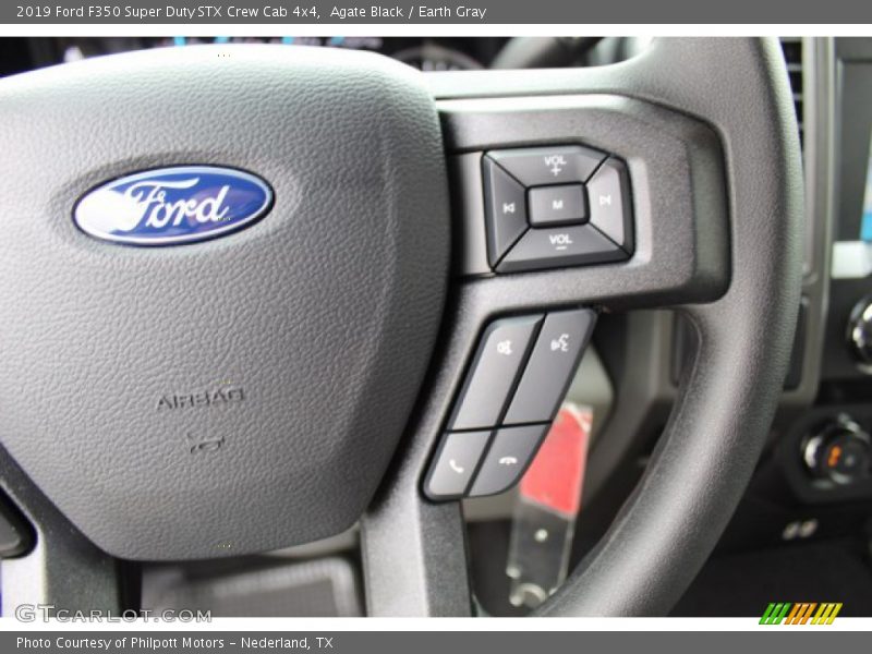 Agate Black / Earth Gray 2019 Ford F350 Super Duty STX Crew Cab 4x4