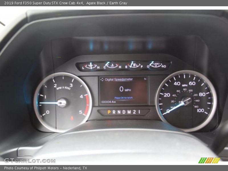 Agate Black / Earth Gray 2019 Ford F350 Super Duty STX Crew Cab 4x4