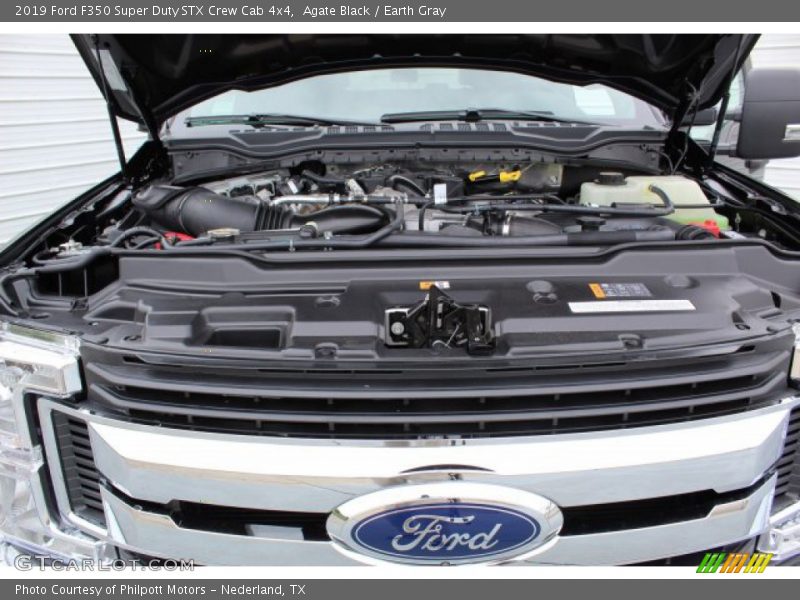 Agate Black / Earth Gray 2019 Ford F350 Super Duty STX Crew Cab 4x4