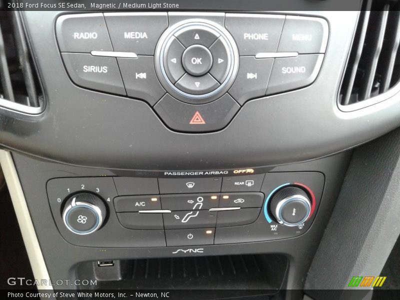 Magnetic / Medium Light Stone 2018 Ford Focus SE Sedan