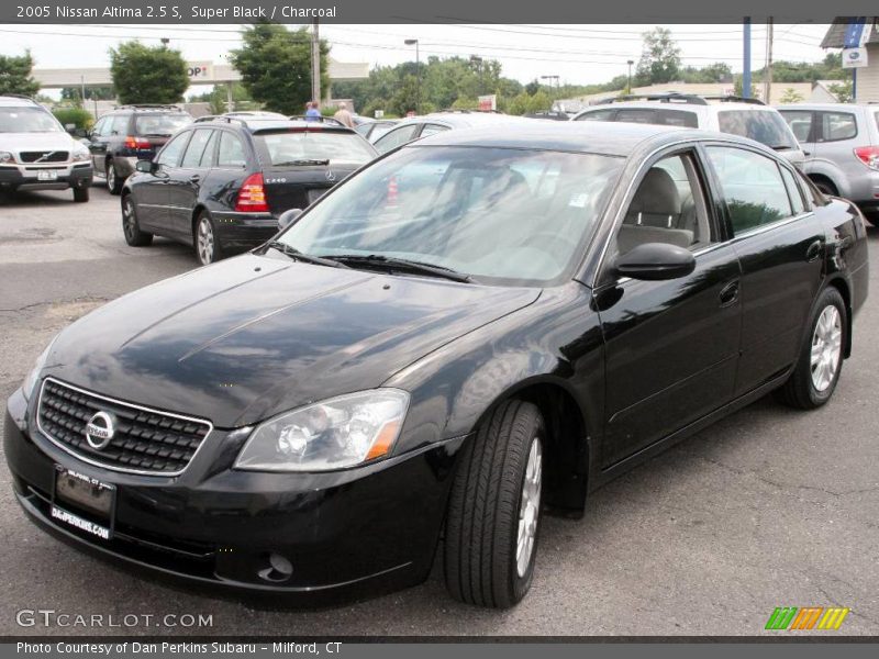 Super Black / Charcoal 2005 Nissan Altima 2.5 S