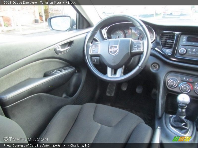 Tungsten Metallic / Black 2013 Dodge Dart Aero