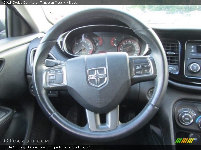 Tungsten Metallic / Black 2013 Dodge Dart Aero