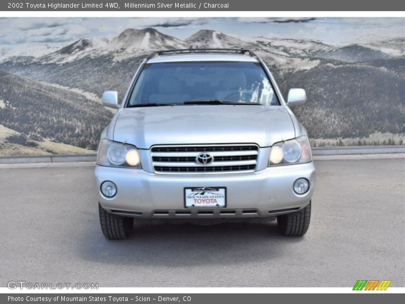 Millennium Silver Metallic / Charcoal 2002 Toyota Highlander Limited 4WD
