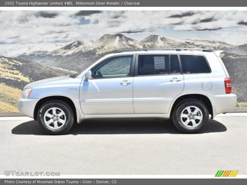 Millennium Silver Metallic / Charcoal 2002 Toyota Highlander Limited 4WD