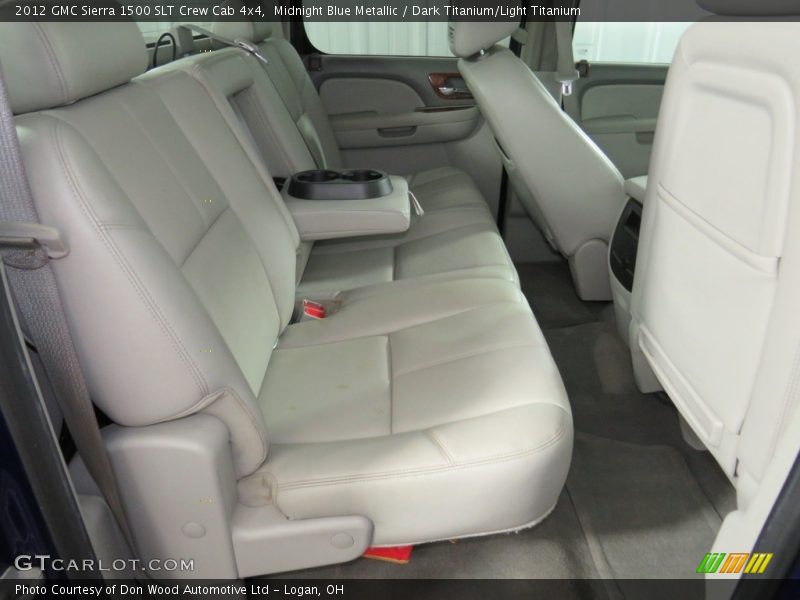 Midnight Blue Metallic / Dark Titanium/Light Titanium 2012 GMC Sierra 1500 SLT Crew Cab 4x4