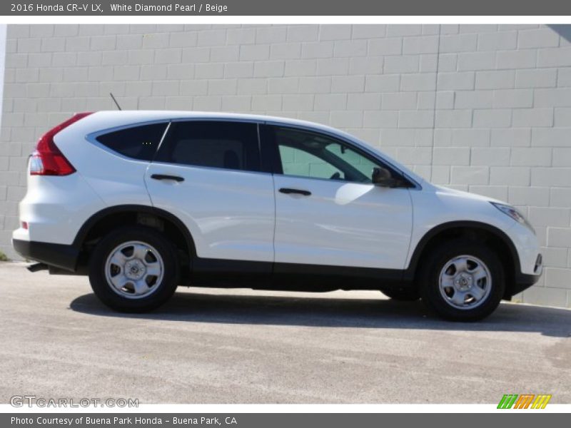 White Diamond Pearl / Beige 2016 Honda CR-V LX