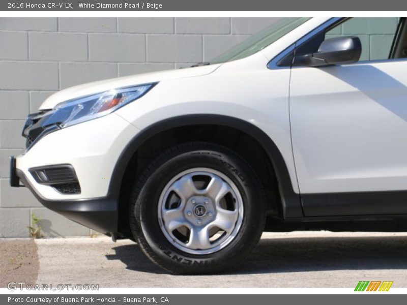 White Diamond Pearl / Beige 2016 Honda CR-V LX