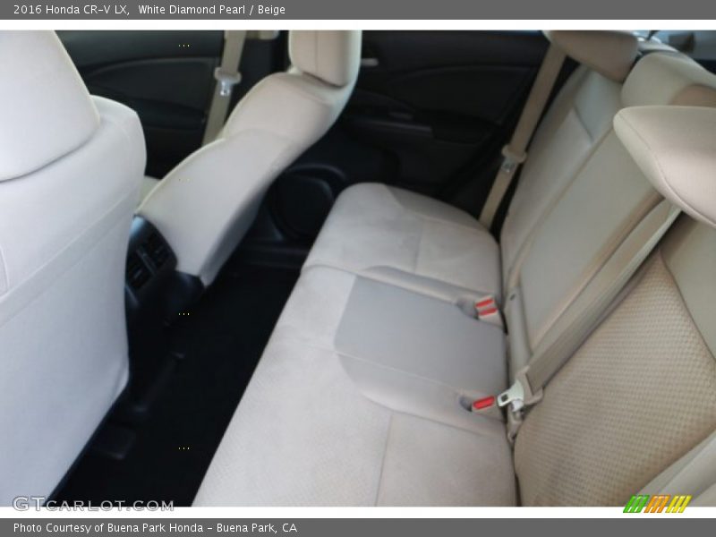 White Diamond Pearl / Beige 2016 Honda CR-V LX