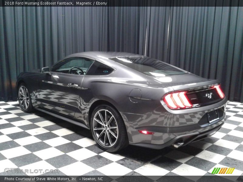 Magnetic / Ebony 2018 Ford Mustang EcoBoost Fastback
