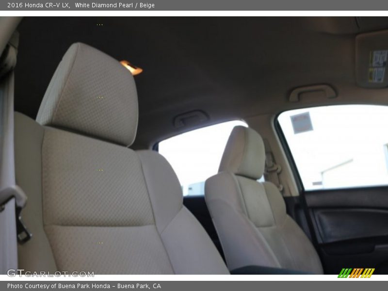 White Diamond Pearl / Beige 2016 Honda CR-V LX