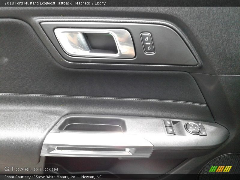 Magnetic / Ebony 2018 Ford Mustang EcoBoost Fastback