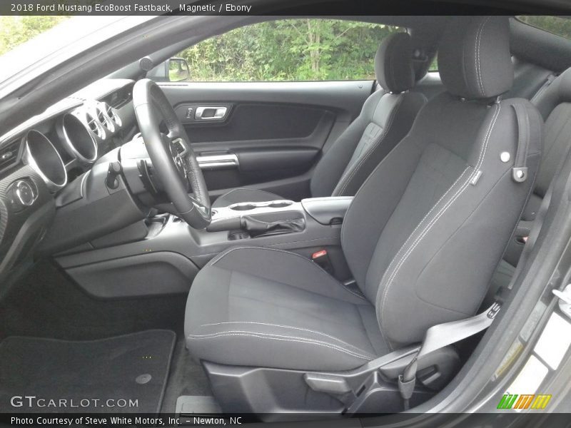 Magnetic / Ebony 2018 Ford Mustang EcoBoost Fastback