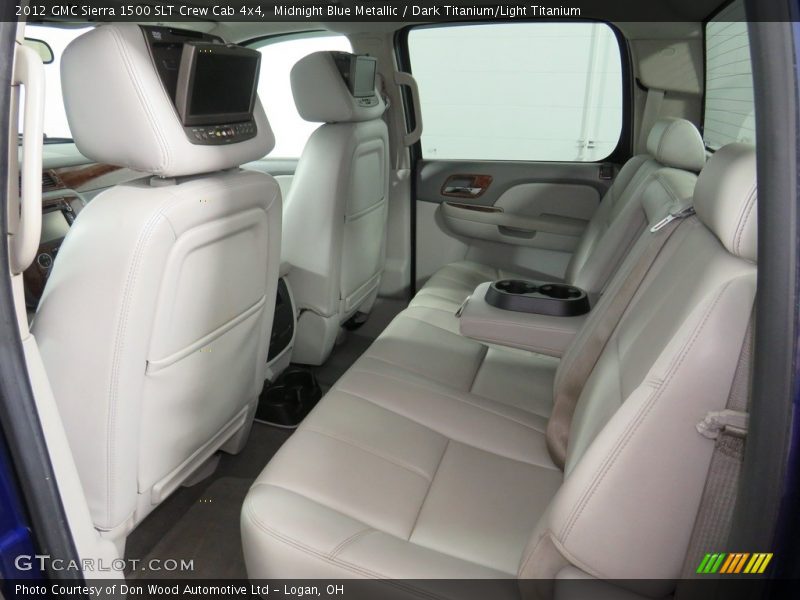 Midnight Blue Metallic / Dark Titanium/Light Titanium 2012 GMC Sierra 1500 SLT Crew Cab 4x4