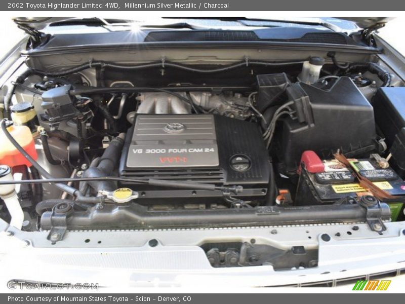 Millennium Silver Metallic / Charcoal 2002 Toyota Highlander Limited 4WD